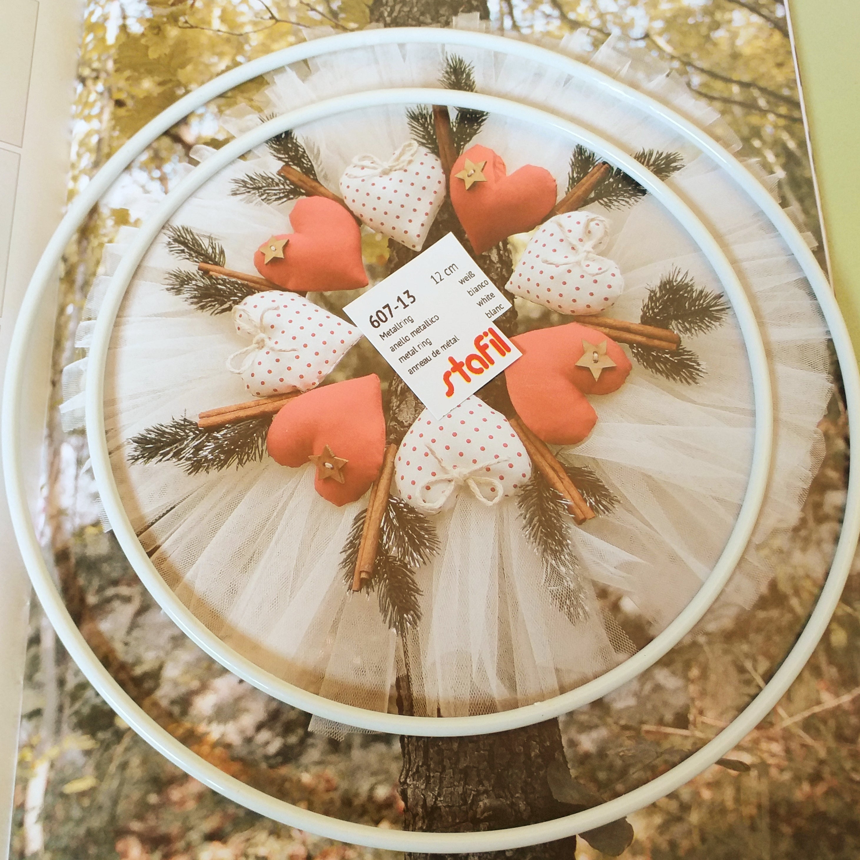 Anelli In Legno Naturali - 50 Pezzi - Per Fai Da Te, Artigianato, Gioielli - Diametro 4 Cm - Foto 6