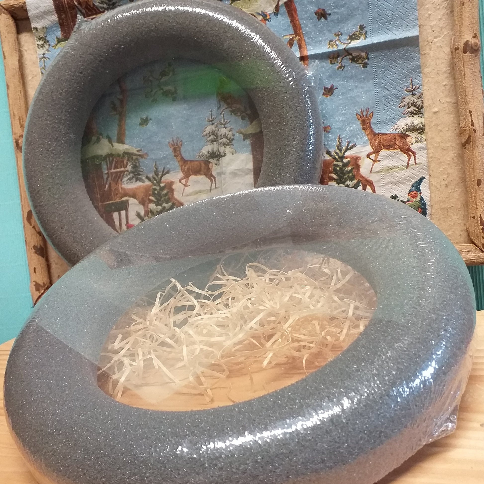 floral foam rings forme di spugna per fiori finti artificiali secchi composizioni piante basi ghirlande festone cerchi anelli da appendere o appoggio per allestimenti vetrine centrotavola natalizi