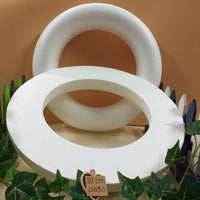 semicerchi base piatta 30 cm anelli polistirolo ghirlande forme da decorare corona fuoriporta natale