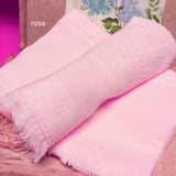 rosa set mani ospite asciugamani colorati di spugna cotone tela Aida da ricamare a punto croce per idee regalo bagno