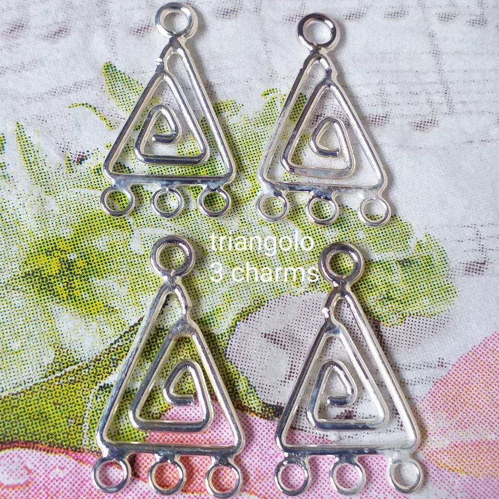 LES POULETTES BIJOUX Orecchini Donna Argento 925 - Due Soli Irregolari, Design Originale