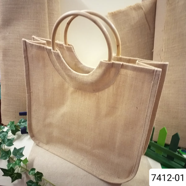 rettangolare 35 x 40 x 15 cm borsa juta impermeabile da rivestire uncinetto scritte nomi frasi tricotin tubolare corda con manici bambù forma cerchio
