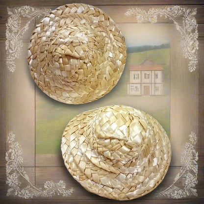 7 cm Mini cappellini miniature accessori paglia per bambole fai da te bomboniere segnaposto oggettistica packaging