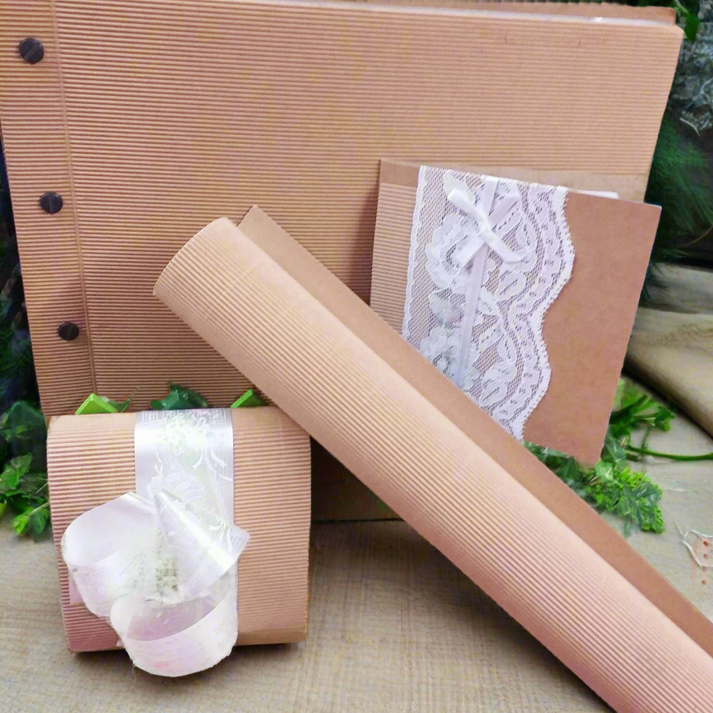 negozio di vendita online vetrina cartoncino ondulato onda avana beige naturale cartone 1 mm per lavoretti creativi bambini rivestire album scrapbooking biglietti inviti partecipazioni confezioni regalo packaging vetrinistica