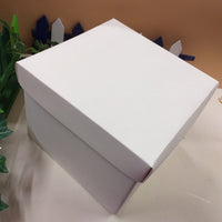 scatola grande cartoncino avorio quadrata fai da te confezioni regalo oggettistica e bomboniere oggetti confezionamento packaging natale enogastronomia