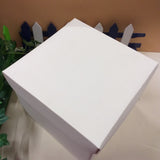scatola grande cartoncino avorio coperchio quadrato fai da te confezioni regalo oggettistica e bomboniere oggetti confezionamento packaging natale enogastronomia