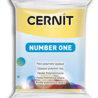 Giallo Cernit number one pasta polimerica modellabile composti argilla da cuocere panetto 56 grammi