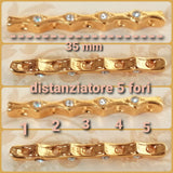 Ponti distanziatori 5 fori terminali chiusure multifilo collane bigiotteria bracciali di bijoux