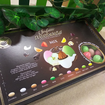 classico cocco nuit fragola noce latte amarena arancia mela verde limone cioccolato e mandorla cioccomandorla confetti gusti misti frutta uso confettata matrimonio battesimo cresima comunione compleanno fai da te bomboniere