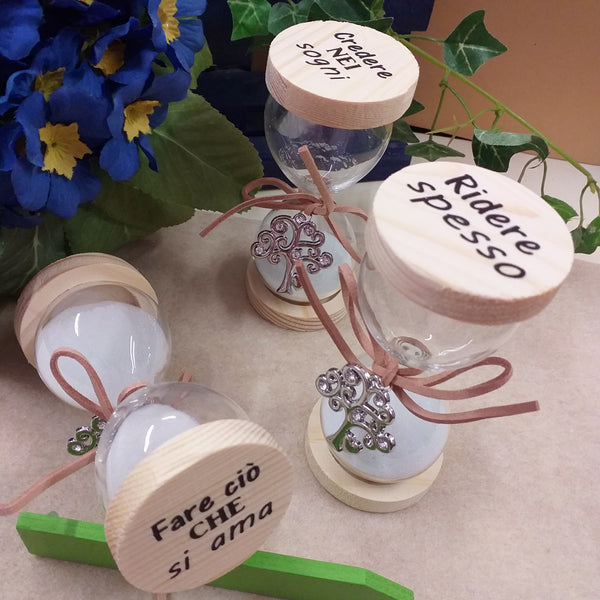 Stileitaliano Calamita Tau San Francesco Assisi In Legno Idea Per Bomboniere Battesimo Prima Comunione Cresima Calamite Personalizzate (Frase1, 10 Pezzi