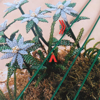 steli di ferri fili per Gambi fiori perline hobby-creativi barrette ricoperte verde
