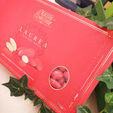 Maxtris 1 kg scatola confetti mandorla classica rossi laurea per confettata e fai da te bomboniere made in Italy Maestri confettieri