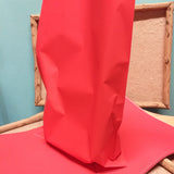 Buste sacchetti di carta rossi 25 x 40 cm per confezioni bottiglie vino articoli da regalo packaging enogastronomia