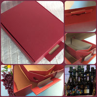 Colore bordo cartoncino scatole cartai bassanesi confezioni regalo per bottiglie enogastronomia