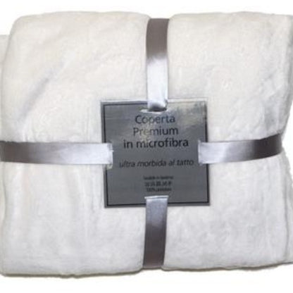 bianco idee regalo Natale coperta premium pile di microfibra plaid divano e letto singolo