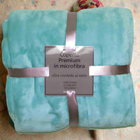 turchese idee regalo Natale coperta premium pile di microfibra plaid divano e letto singolo