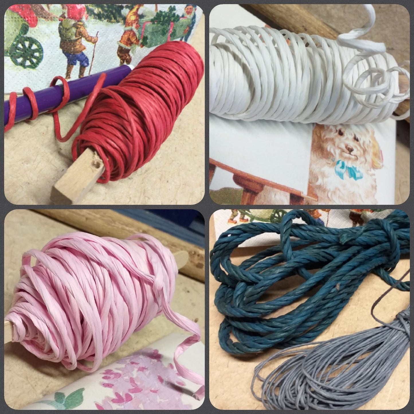 Filo di ferro metallico wire rivestito ricoperto di carta cordoncino colorato rosa rosso bianco anima di metallo modellabile con ferretto vetrina colori uso Hobby creativi corda per decorare lavori fai da te bomboniere