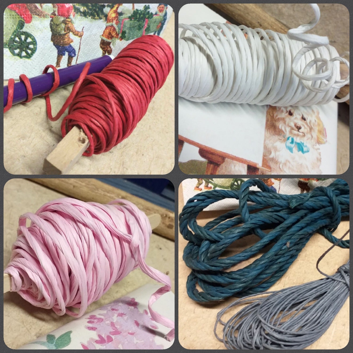 Filo di ferro metallico wire rivestito ricoperto di carta cordoncino colorato rosa rosso bianco anima di metallo modellabile con ferretto vetrina colori uso Hobby creativi corda per decorare lavori fai da te bomboniere
