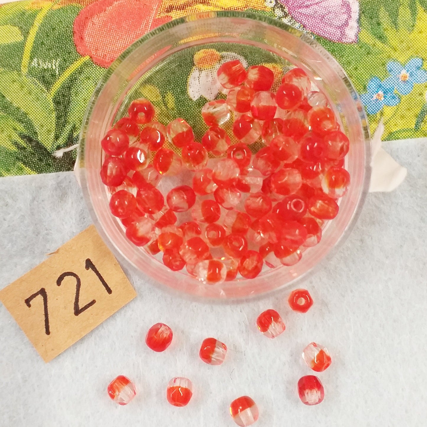arancio 721 mezzi cristalli perline collane e bigiotteria offerta perle sfaccettate creare gioielli bijoux orecchini uso tessitura uncinetto