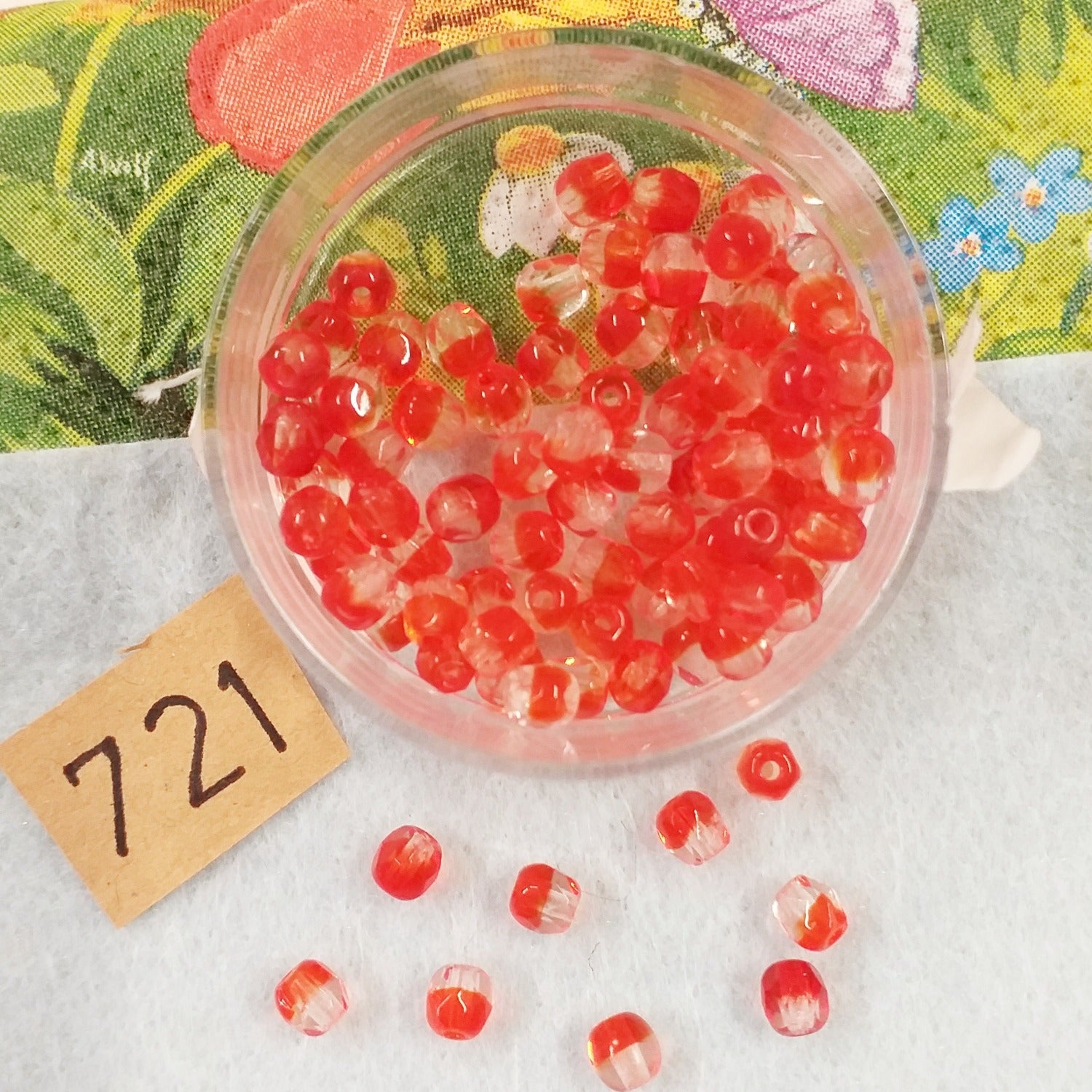 arancio 721 mezzi cristalli perline collane e bigiotteria offerta perle sfaccettate creare gioielli bijoux orecchini uso tessitura uncinetto