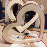 Casetta Pasqua cerchi legno cuore shabby decorazioni fai da te Natale –  hobbyshopbomboniere