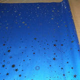 cielo stellato blu argento carta fondale Presepe per decorazioni sfondo artigianale metallizzato natalizio ambientazioni
