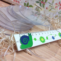 cerchi grandi divisori plexiglass dischi basi per palline plastica sfere trasparenti apribili divisibili chiuse aperte natalizie da decorare colorare rivestire riempire