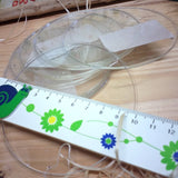 cerchi 10 cm medi divisori plexiglass dischi basi per palline plastica sfere trasparenti apribili divisibili chiuse aperte natalizie da decorare colorare rivestire riempire
