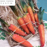 2 x 6.5 cm miniatura mini carote pasquali per decorazioni coniglietti fai da te vetrina di verdura finta artificiale