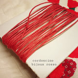 5 metri cordoncino cotone cerato 1 mm per confezione festa della mamma san valentino kit regalo accessori