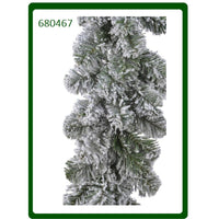 680467 ghirlanda natalizia filo pino economico verde innevato imperiale festone natale abete rami per decorazioni sovraporta hobbistica vetrinistica