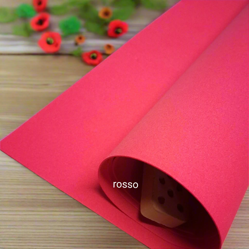 poppy flowers papaveri e rosso fommy seta Renkalik extra soft 0.7 mm sottile fogli gomma crepla termomodellabile fiori foam carta eva new light mousse uso composizioni floreali hobbistica arts crafts natalizi