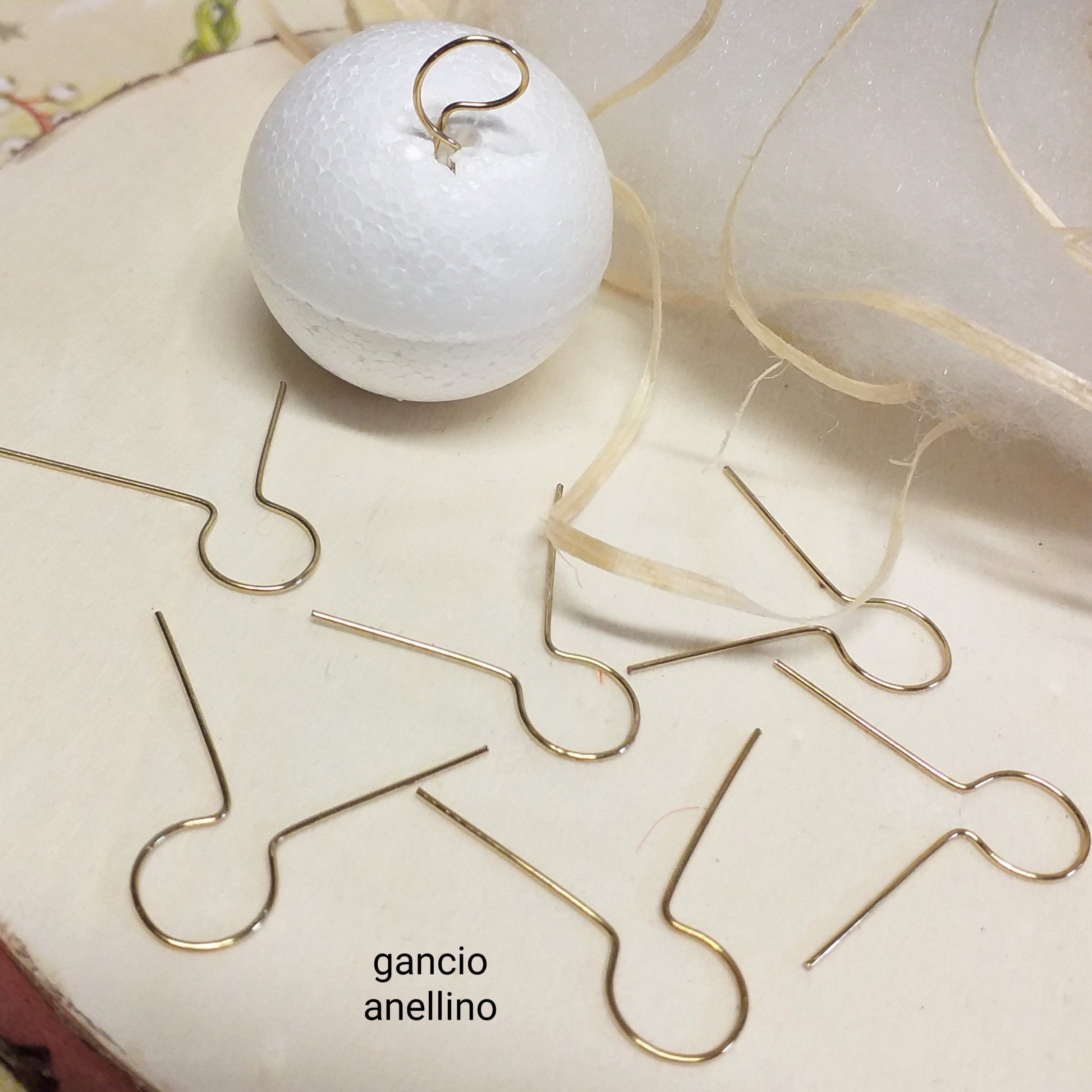 Gancetti per palline di Natale 60 pezzi plastica verde Gancetti per palline di Natale 60 pezzi plastica verde