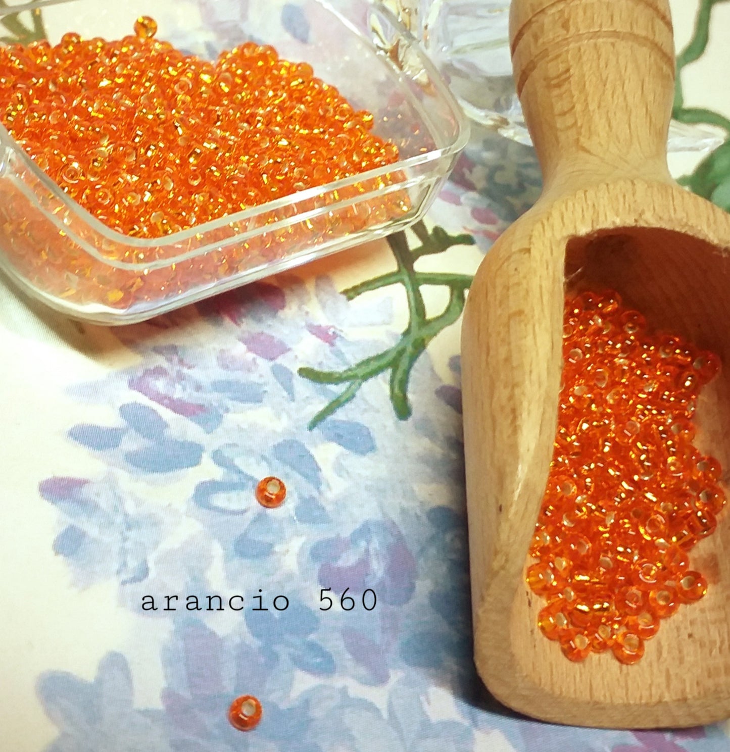 arancione conteria veneziana hobby perline vetro argento Stafil negozio vendita a peso uso creazioni fiori veneziani rose tulipani alberi bonsai piantine da frutta arancio albicocco