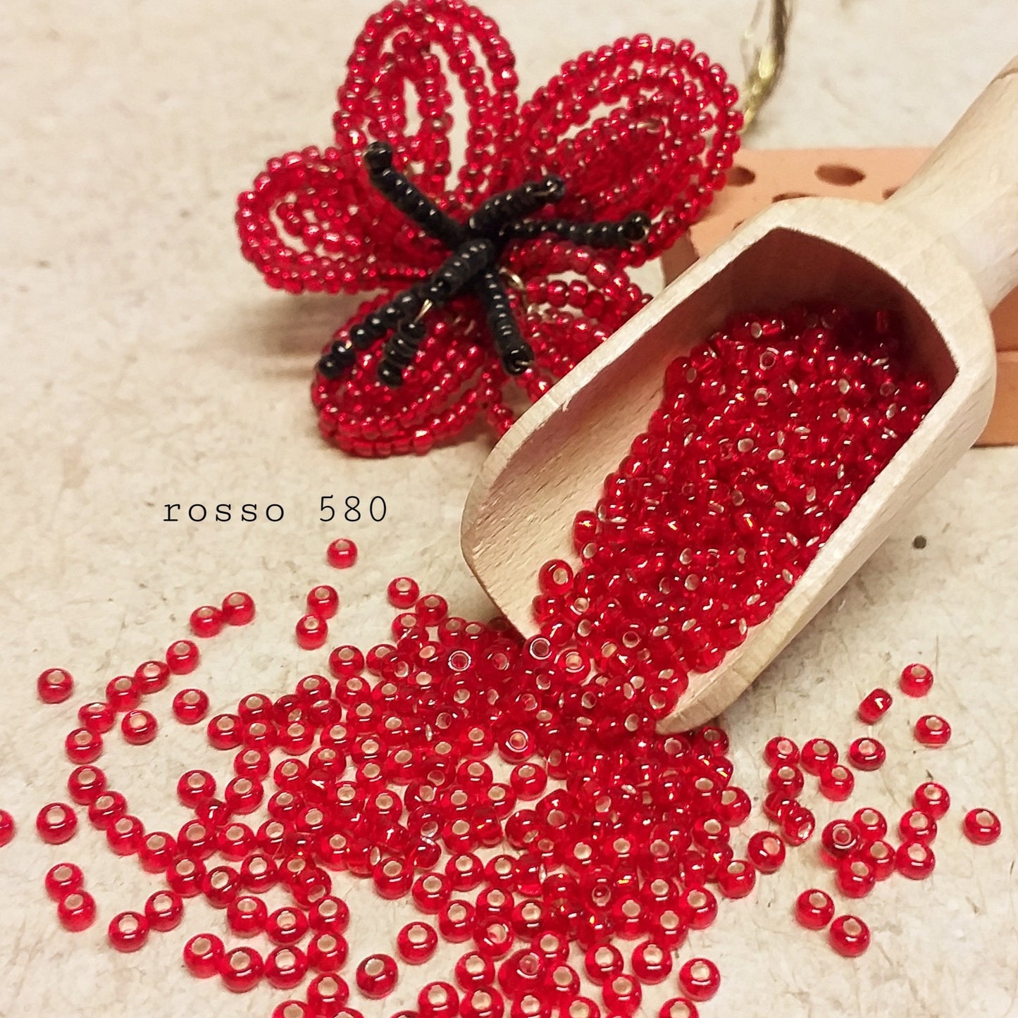 rosso vivo conteria hobby perline vetro argento Stafil vendita a peso uso creazioni natalizie stelle di Natale fiori segnaposto chiudipacco mele piante bacche di agrifoglio