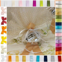 colori negozio icona albero della vita fedi roselline metallo per sacchettini bomboniere matrimonio anniversario nozze d'oro d'argento