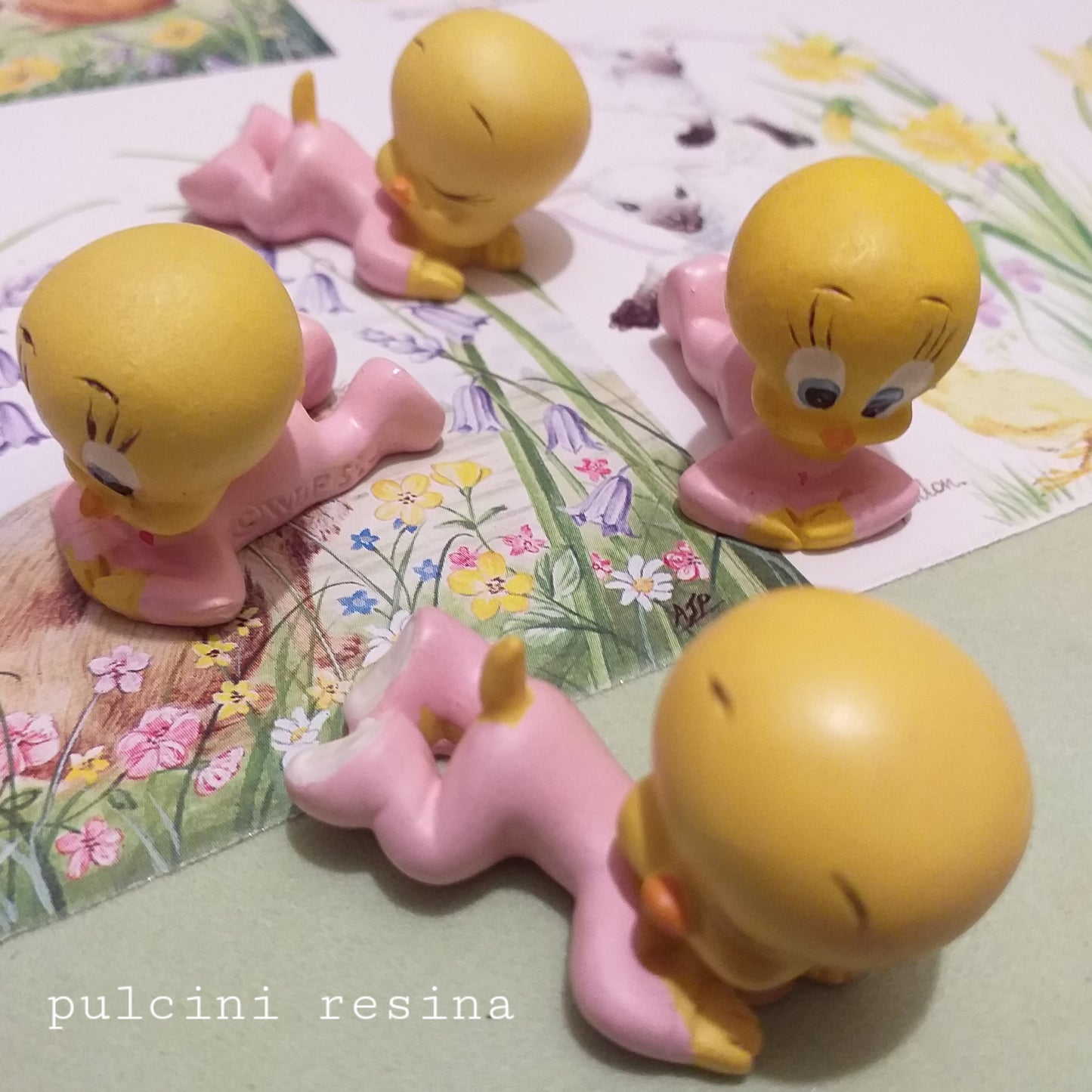 pulcini resina titti idee pasqua decorazioni addobbi hobby creativi fai da te bomboniere lavoretti bambini confezioni regalo
