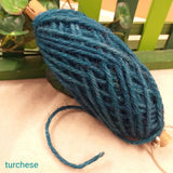 corda spago turchese flax cord juta uso uncinetto hobby creativi filo di cordoncini per borse cestini cappelli confezionamento packaging bomboniere