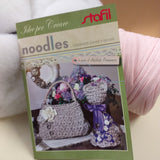 kit fettuccia uncinetto noodles idee per creare cestini tappeti complementi d'arredo gatto amigurumi borsetta ghirlanda fuoriporta