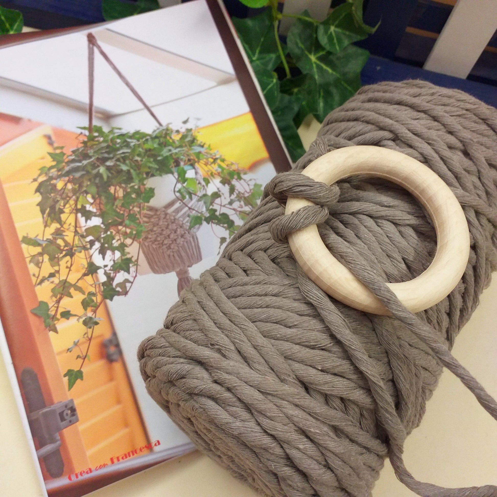 Corda di cotone macramè naturale | 5 mm – Macrame Spaghetti Corda di cotone macramè naturale | 5 mm – Macrame Spaghetti