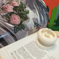 kit trottolina yoyo infilaperle rivista fiori di perline retro copertina rose bouquet mazzo istruzioni creare petali sepali foglie