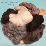 colori naturali matasse lana cardata decorativa cucito creativo creare acconciature parrucche capelli per bamboline gomma crepla fommy barba gnomi