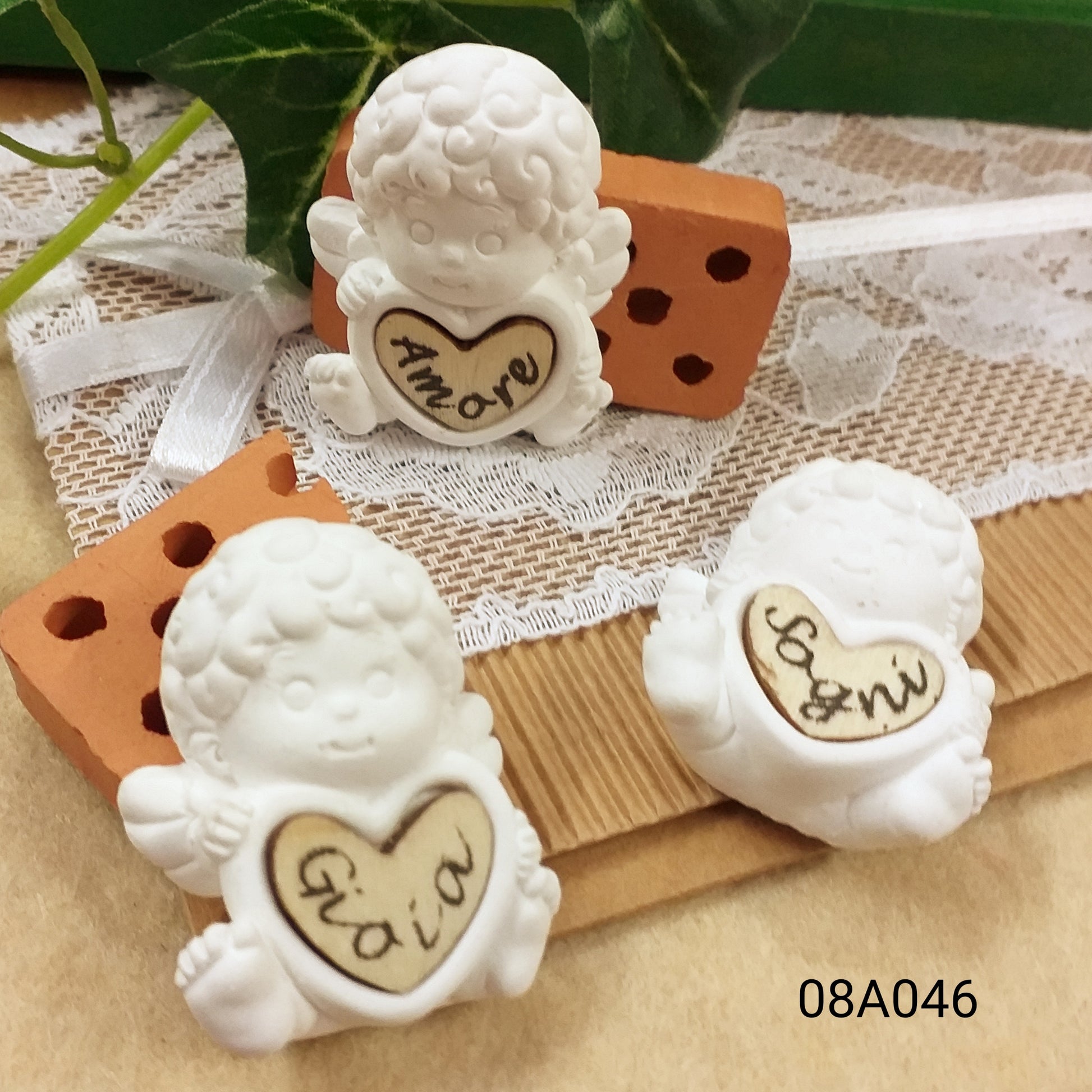 60 Ciondoli Croce In Legno Per Bomboniere - Decorazioni Comunione, Battesimo E Matrimonio - Foto 2