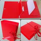 libro di cartoncino rosso con nastrino scatoline laurea portaconfetti fai da te bomboniere per confezionare confetti magistrale triennale specialistica diploma