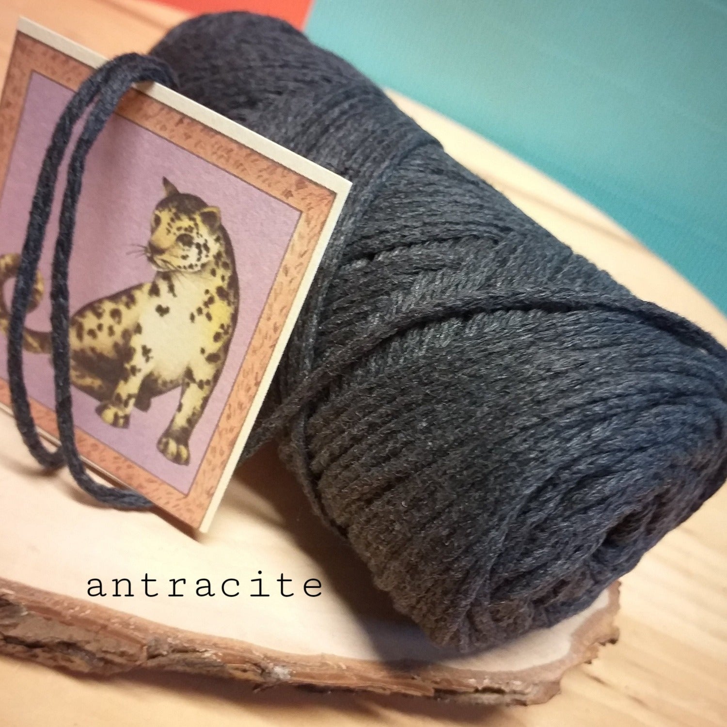 nero antracite corda My macramè filato cotone filo cordoncino 2 mm Stafil uso nodi per tende borse uncinetto decorazioni da parete gioielli bigiotteria tappeto coperta