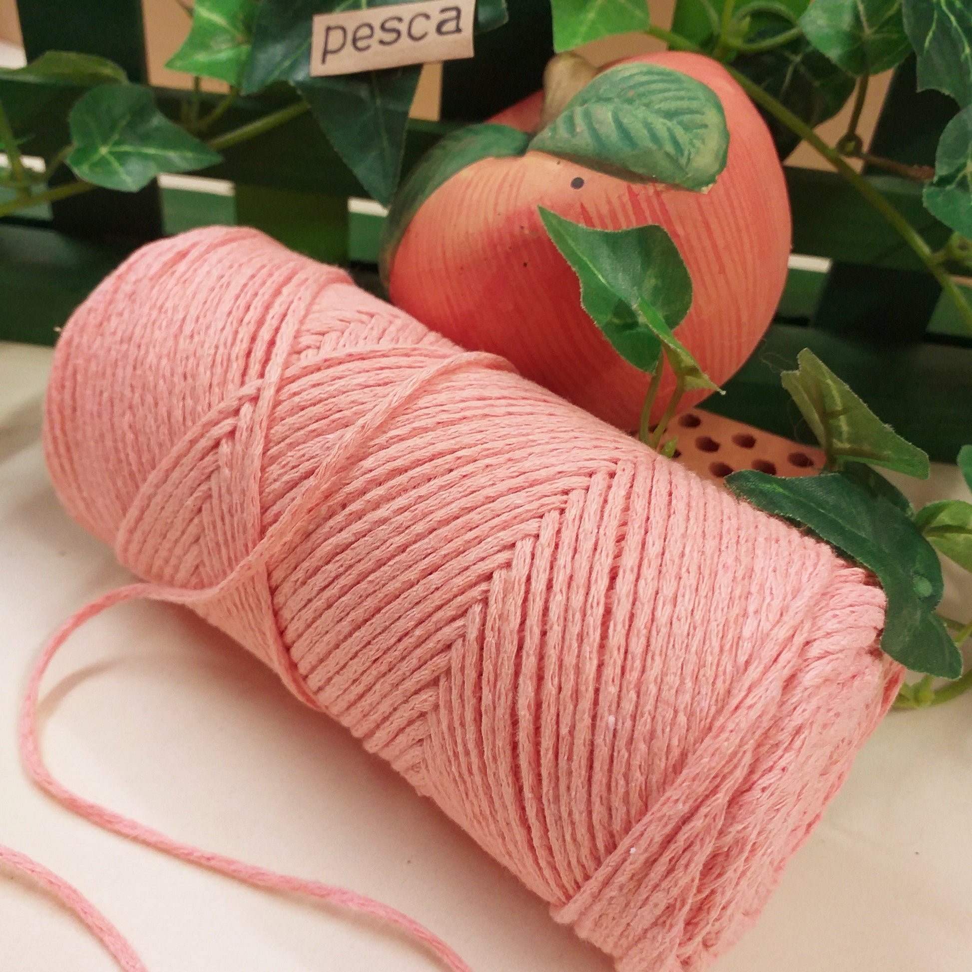 colore pesca cordino spago My macramè Stafil corda filato cotone filo cordoncino 2 mm uso nodi per tende borse uncinetto decorazioni da parete gioielli bigiotteria portapiante portavaso
