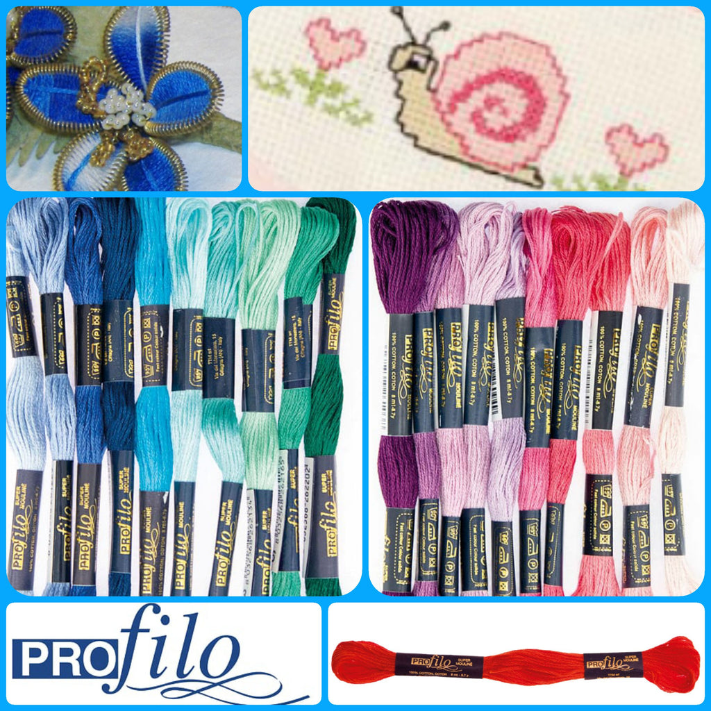 18 Matassine Filo Ricamo Multicolore - Cotone Egiziano, 6 Filati, Per Punto Croce E Ricamo, Variegato - Foto 6