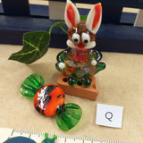 serie animali coniglietto caramella oggetti vetro miniature ricordini souvenir idee regalo collezioni bomboniere arredamento casa delle bambole