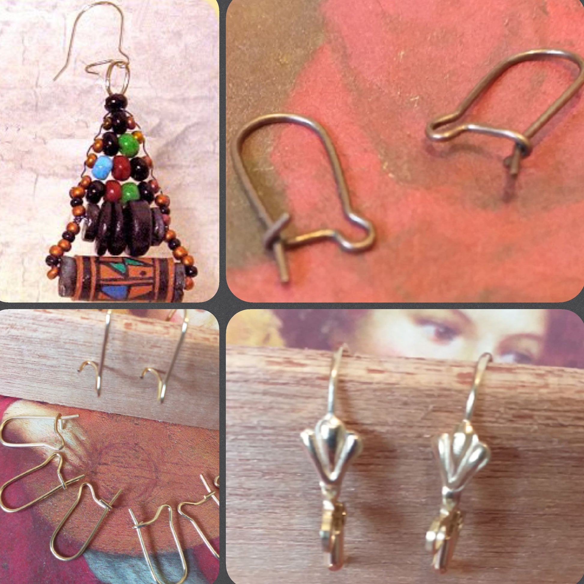 negozio monachelle con chiusura gancetti orecchini fai da te perline idea bijoux etnici
