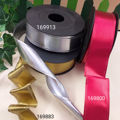 negozio nastro carta colorato metallizzato animato con filo di ferro ferretto sul bordo per addobbi matrimonio anniversario nozze confezione regalo Natale decorazioni wedding uso da esterno